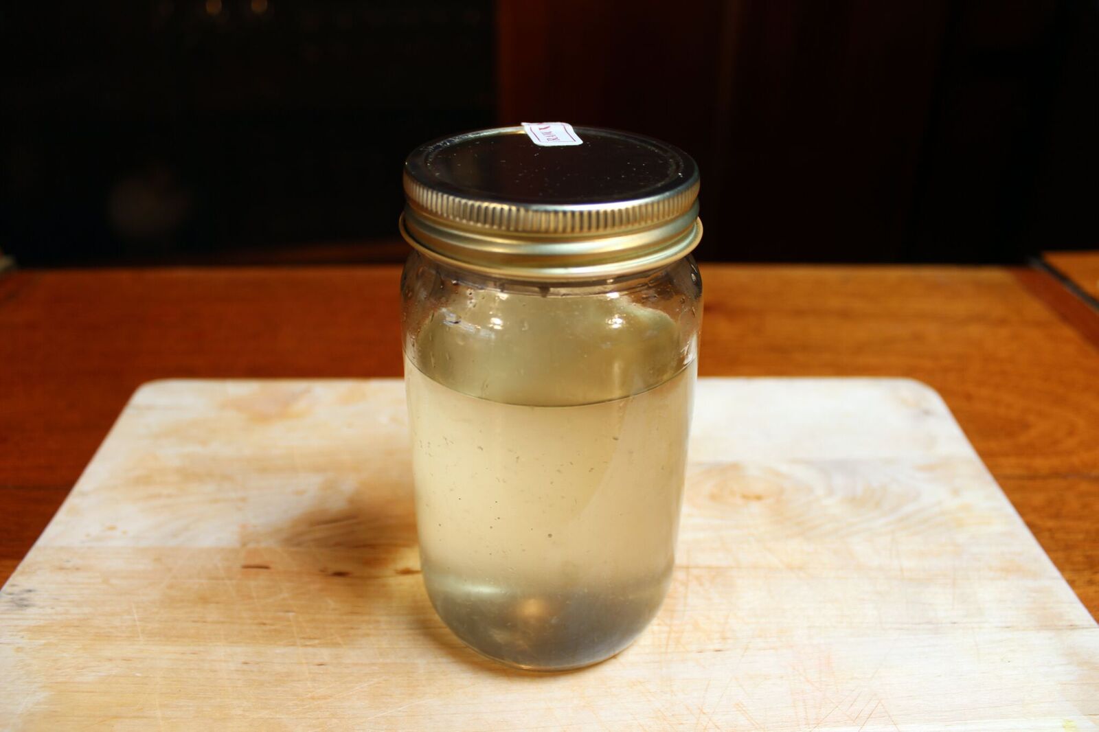 Finished Ginger Syrup
