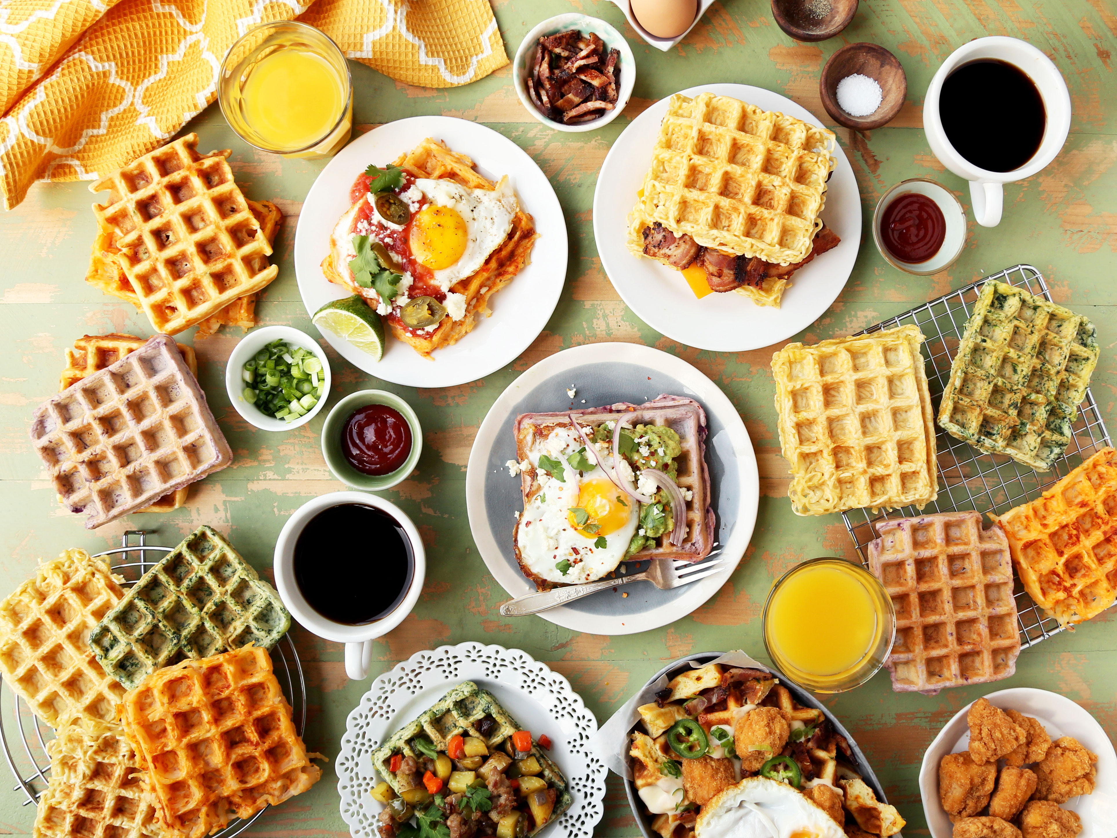 5 Surprising Savory Waffles