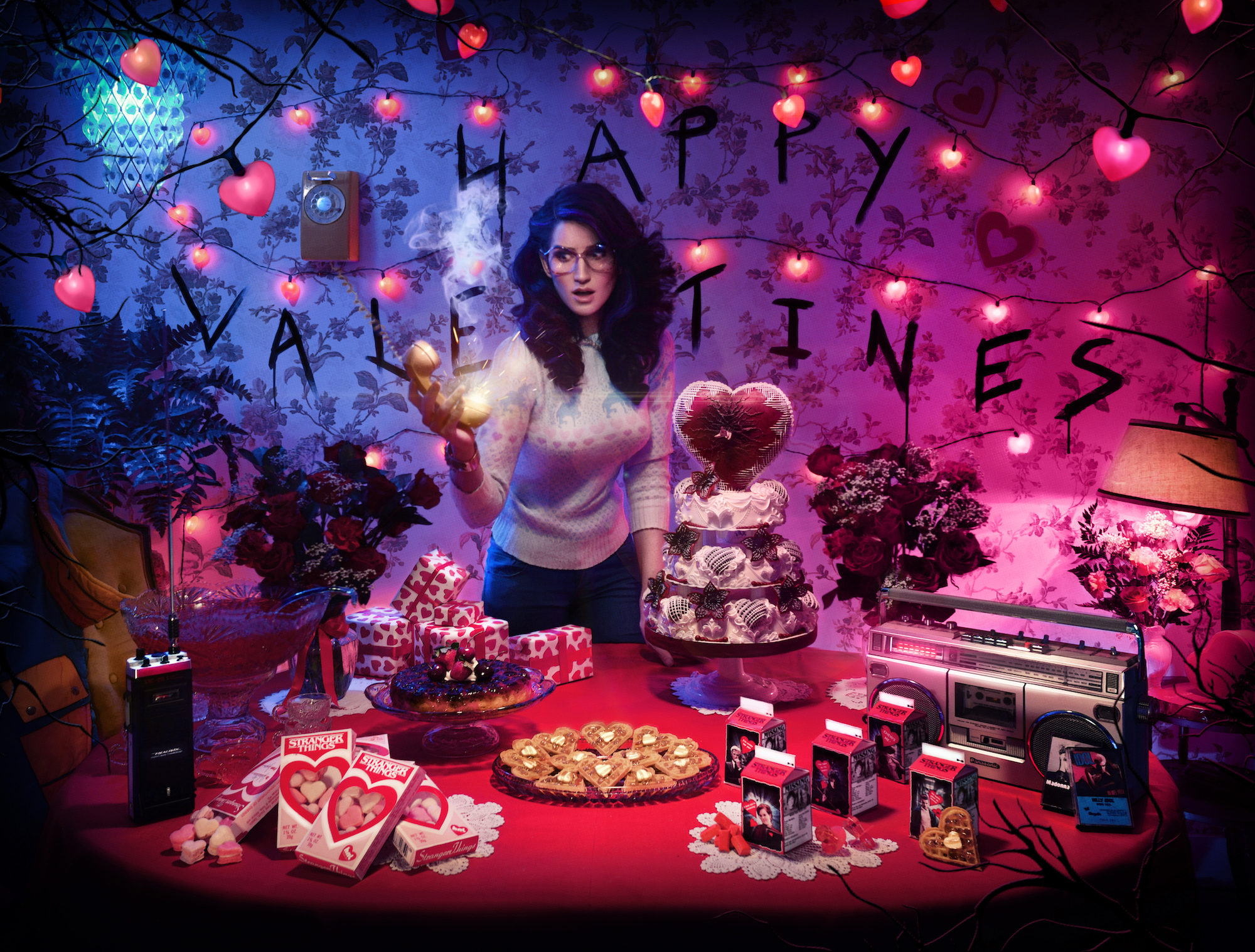 Stranger Things Themed Valentine's Day Party